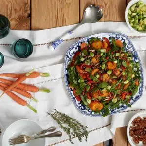 Grilled Carrots with Maple Dijon Dressing