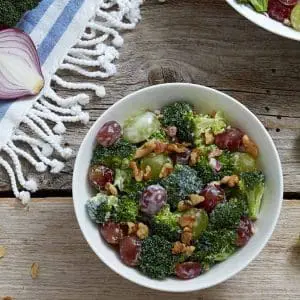 Broccoli and Grape Salad