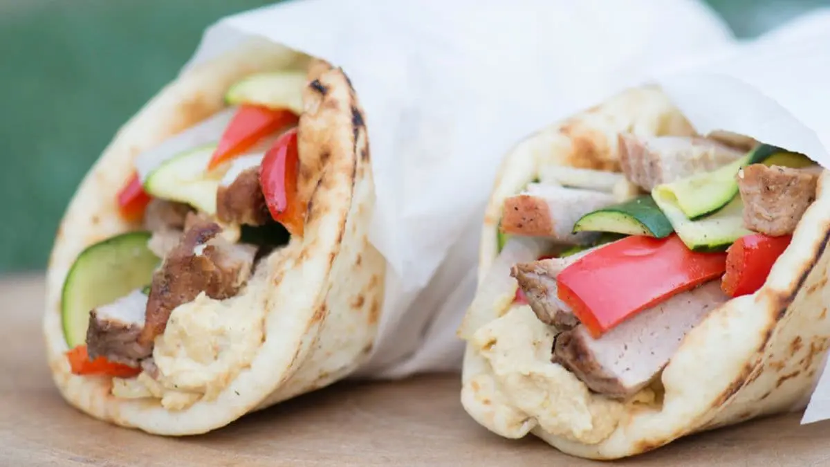 moroccan-spiced-pork-wrap