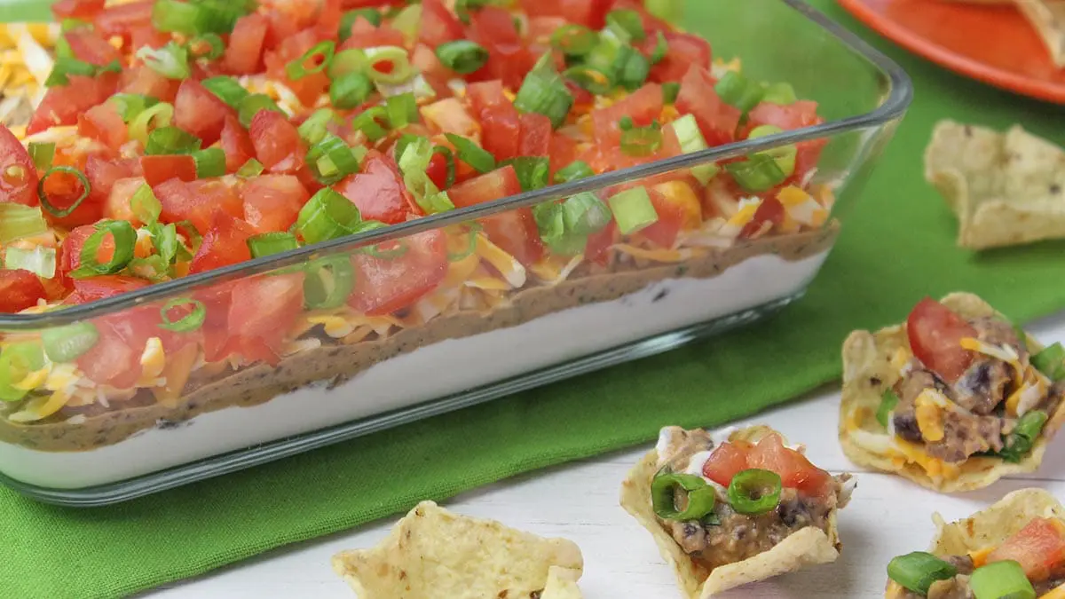flax-and-black-bean-layer-dip