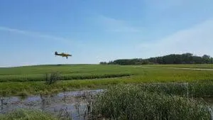 Sustainable-Farming-aerial-fungicide application