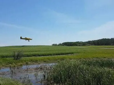 Sustainable-Farming-aerial-fungicide application