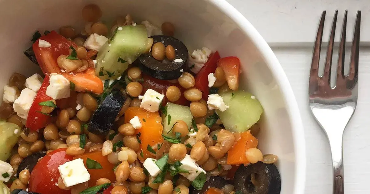 easiest-greek-lentil-salad