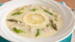 barley asparagus soup