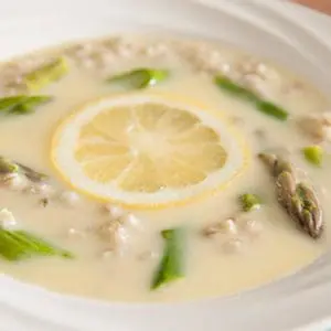 barley asparagus soup