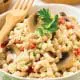 Baked Mushroom and Herb Barley Risotto
