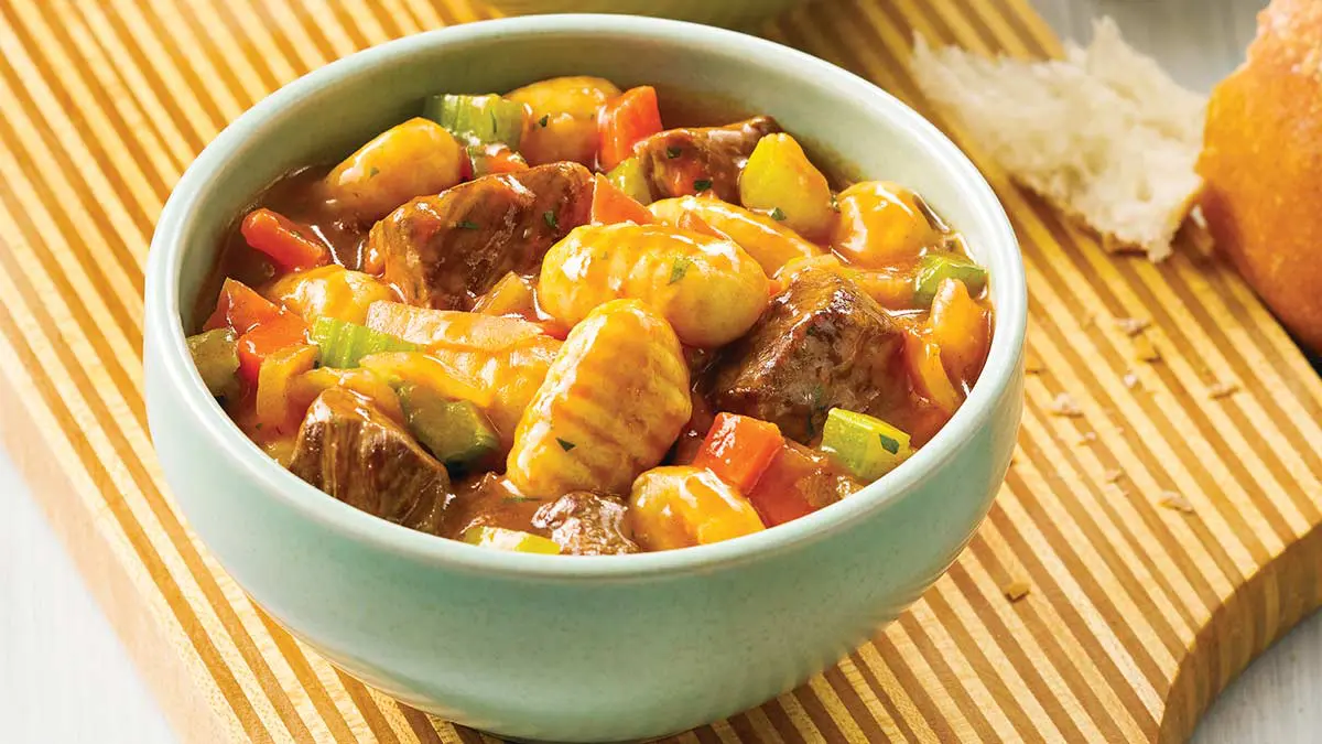 Gnocchi and Beef Stew
