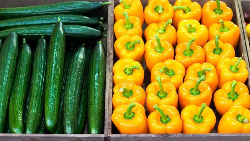 bell peppers cucumber store