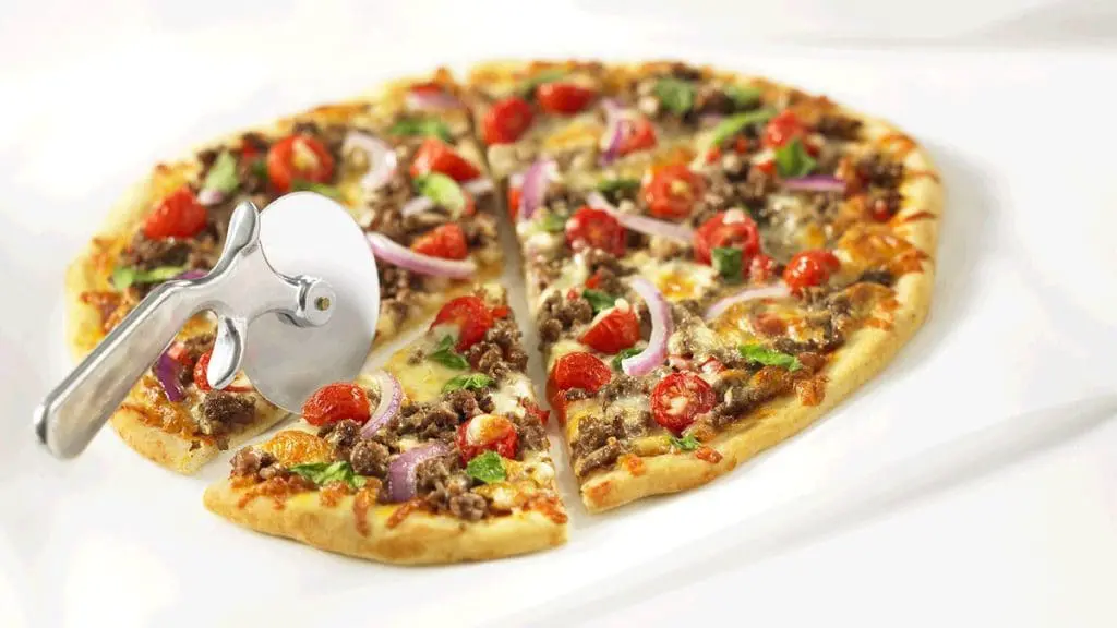 So Simple Beef Provolone Pizza
