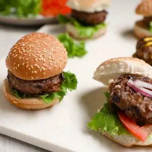 cook beef bean sliders