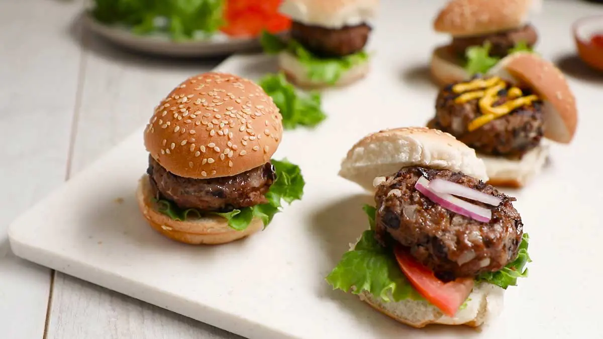 cook beef bean sliders