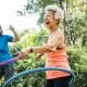 senior lady exercising