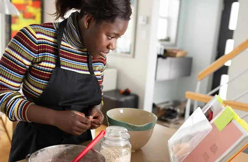 woman baking