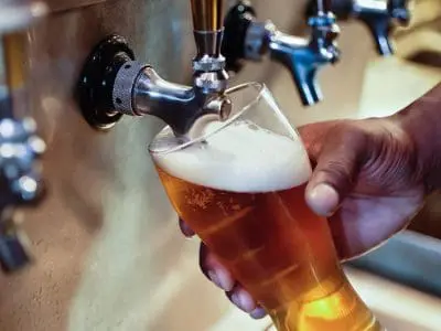 beer on tap