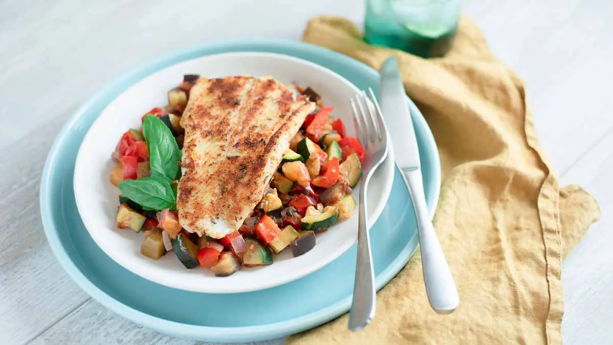 blackened-basa-fillets-with-rataouille