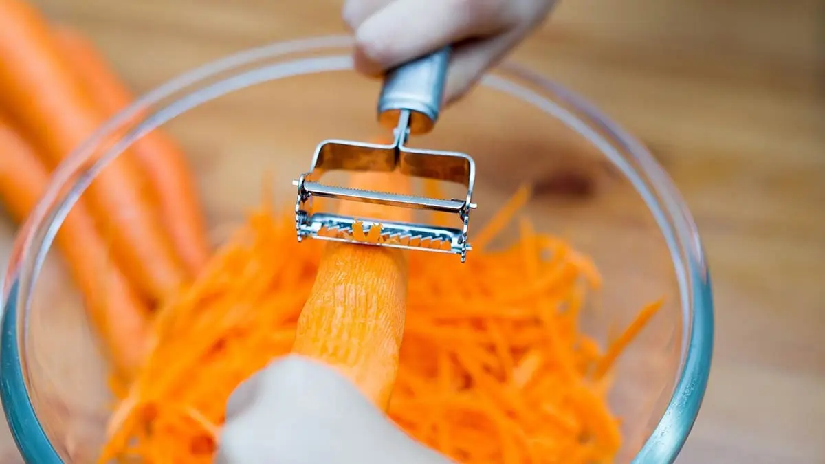 grated carrots