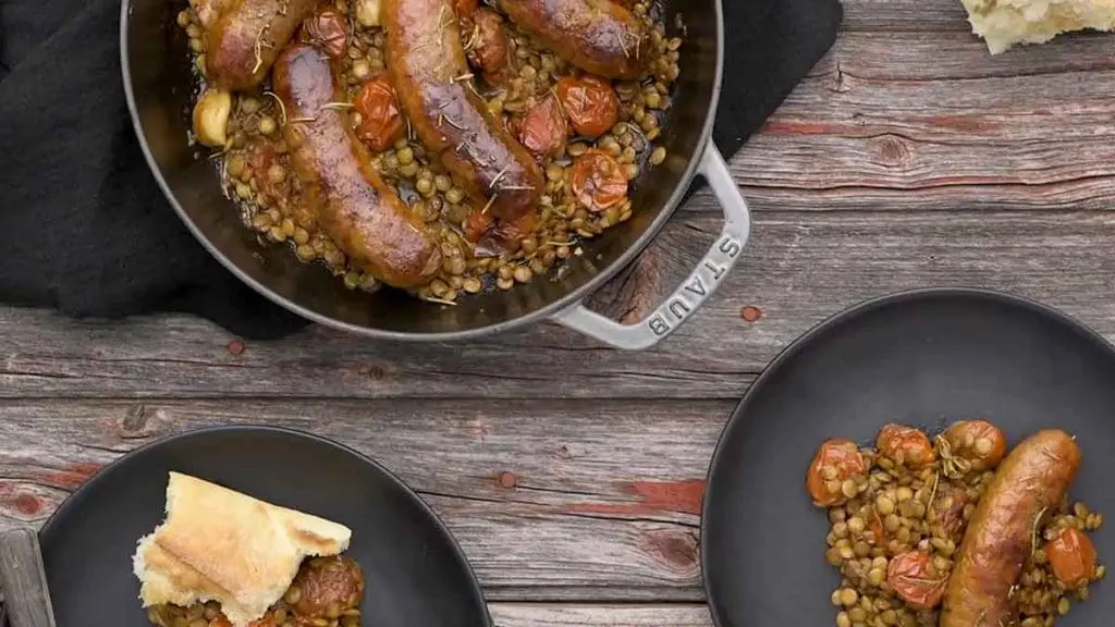 lentil cassoulete