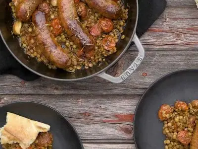 lentil cassoulete