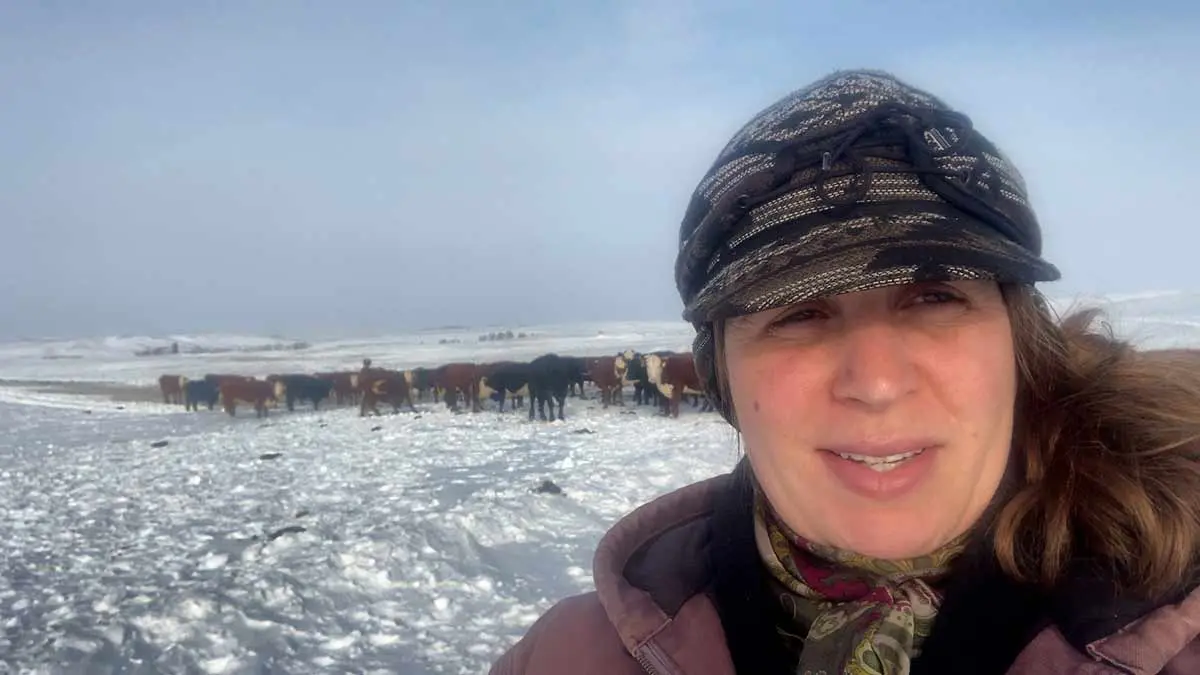 Erika in the winter