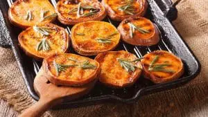 sweet potato slices