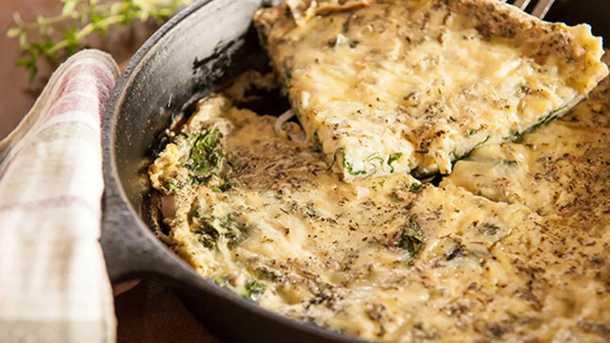 puffed-oven-pancake-swiss-chard-shallots