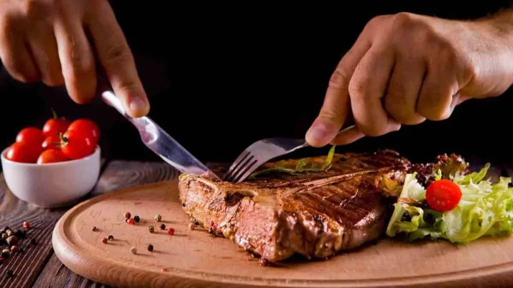 t bone steak