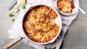 skillet-lasagna