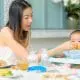 feeding baby meal