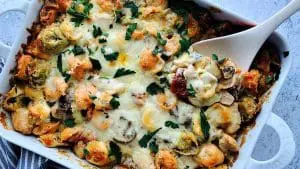 baked-tortellini-with-chicken-and-mushroom