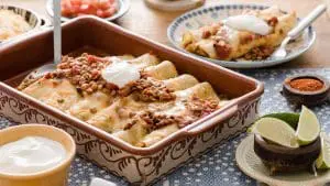 Chicken-&-Lentil-Enchiladas