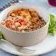 Lentil Halloumi Bowl