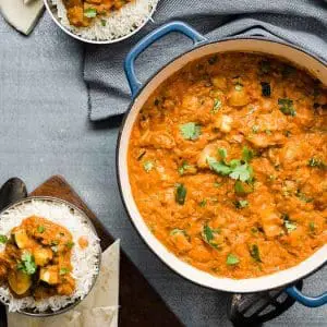 Lentil Vegetable Stew in Peanut Sauce