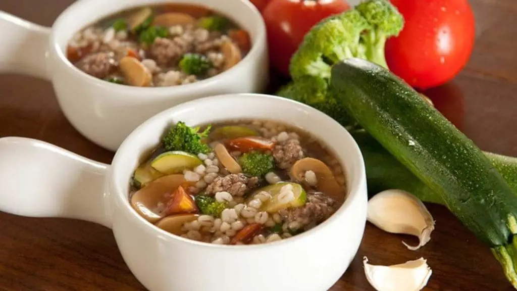 barley beef broccoli soup