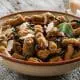 barley sweet potato gnochi sundried tomatoes pumpkin seeds sage