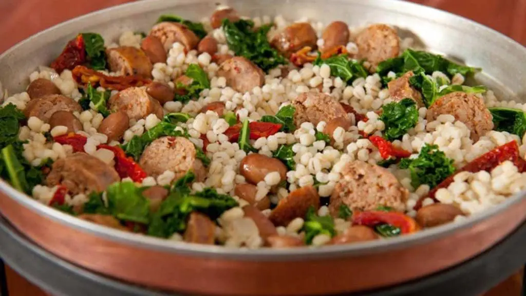 chorizo kale saute cannellini beans