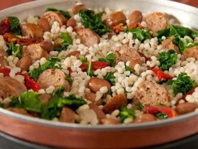 chorizo kale saute cannellini beans