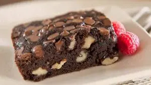 double chocolate brownies