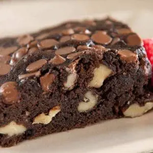 double chocolate brownies