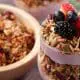sprouted lentil granola parfait