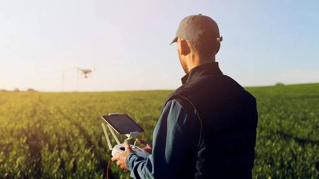 drone-on-field
