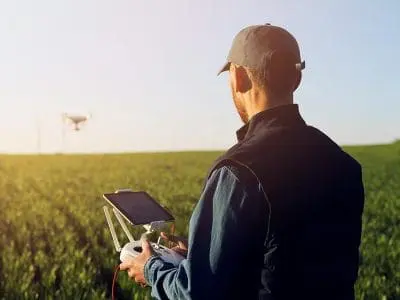 drone-on-field