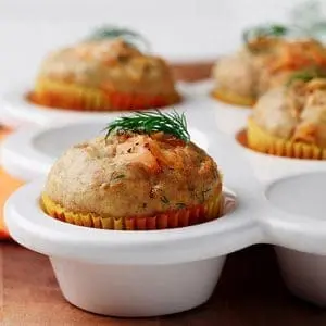 salmon-and-dill-pancake-muffins