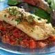 white-fish-with-garlic-and-lentil-mash