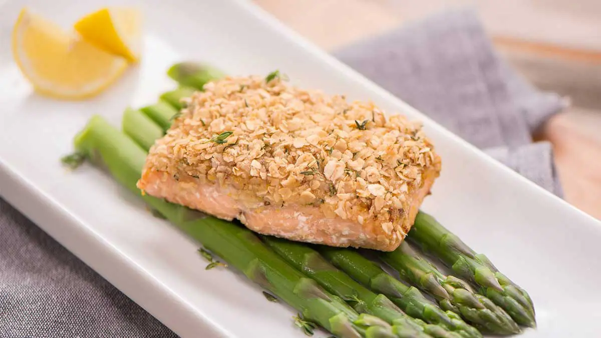 Honey-Mustard-Oat-Crusted-Salmon