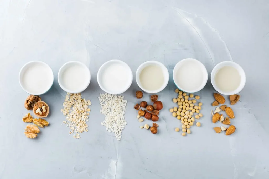 Nut and grain milk options