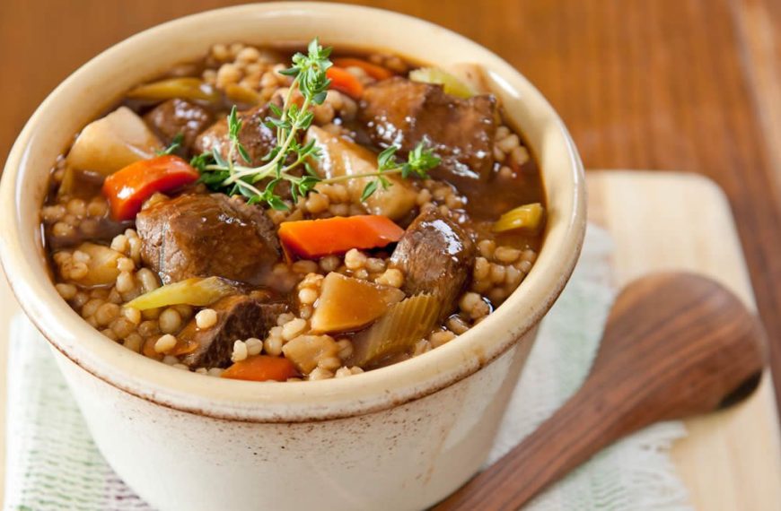 Beef and Barley Stew feature