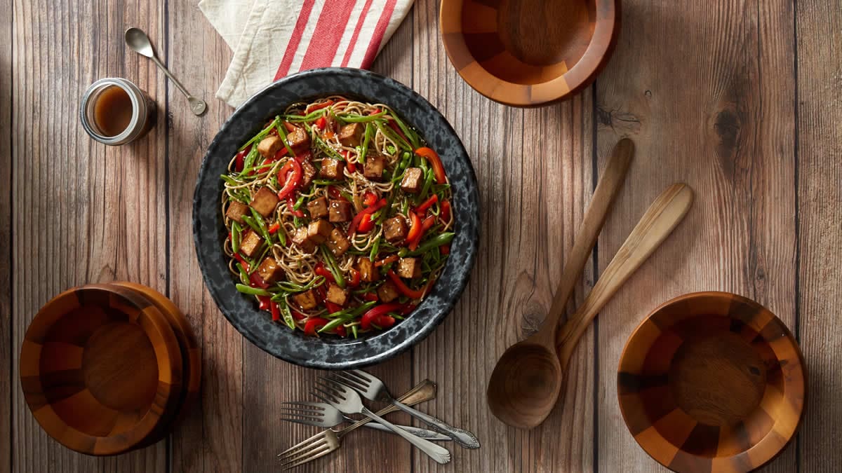 Crispy Tofu Noodle Bowl Canadian Food Focus