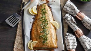 baked-salmon-with-honey-mustard-