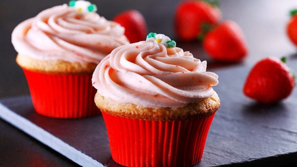strawberry-cupcakes