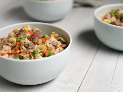 beef and egg fried rice